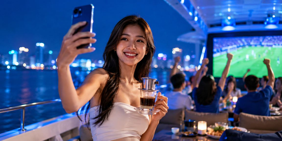 Người dùng Đà Lạt mở ứng dụng casino di động tuyensinh10 bên tách cà phê