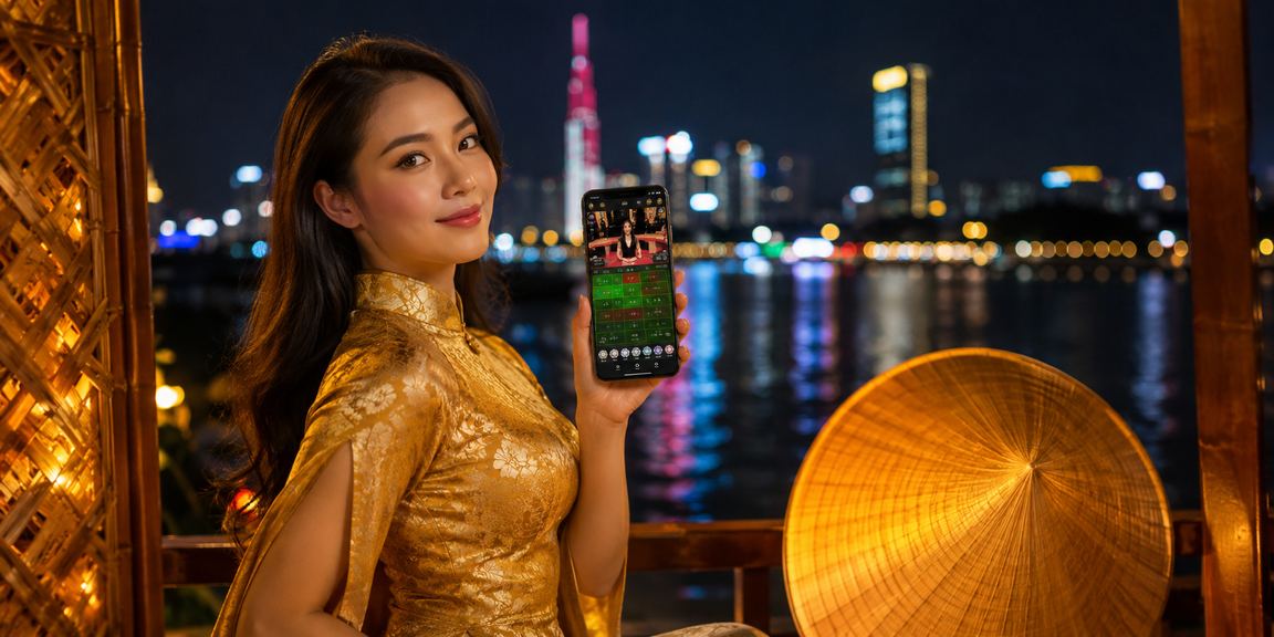 Người dùng TP.HCM trải nghiệm casino di động tuyensinh10 trong trang phục áo dài