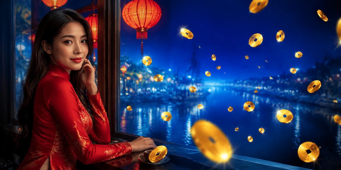 Không khí casino trực tuyến tại Huế với trang phục áo dài truyền thống Việt Nam