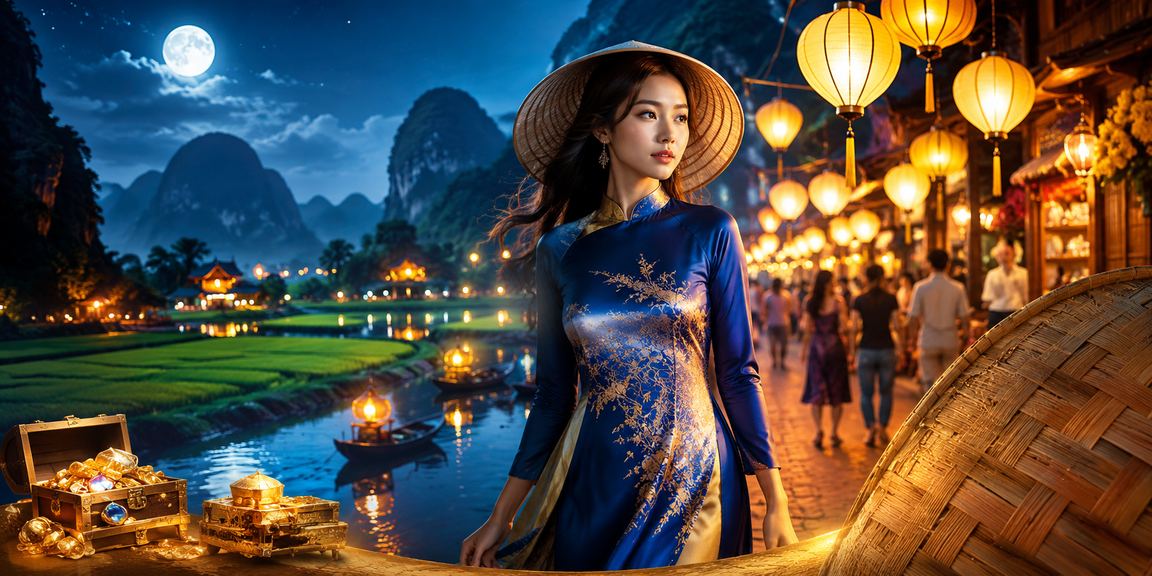Người dùng Ninh Bình kiểm tra điều kiện tiền thưởng cược trực tuyến với chiếc nón lá